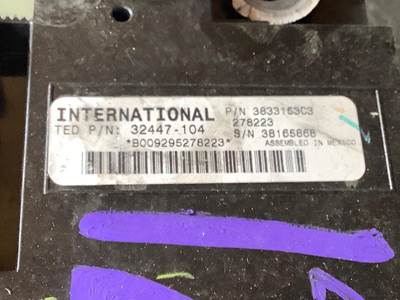 2010 International WorkStar Body Control Module For Sale | Wheat Ridge ...