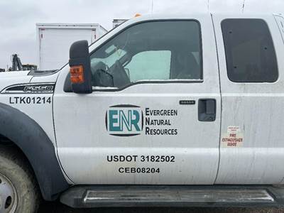 Ford F-550 Left Front Door Assembly for a Ford F550