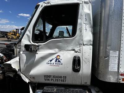 International MV607 Left Front Door Assembly