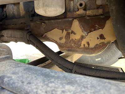 Ford Engine Oil Pan for a Ford F650