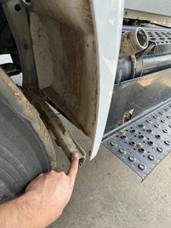 Ford F-650 Left Fender Extension for a Ford F650