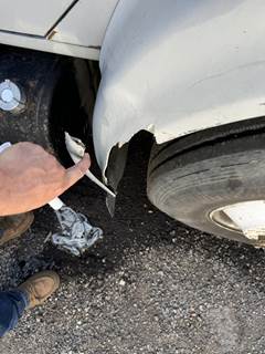 International 4700 Right Fender Extension