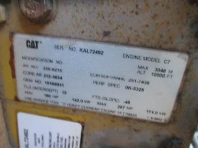 Caterpillar C7 Fuel Injection Pump for a GMC C7500