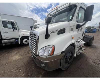 2013 Freightliner Cascadia Complete Hood Assembly with Grille and Headlights