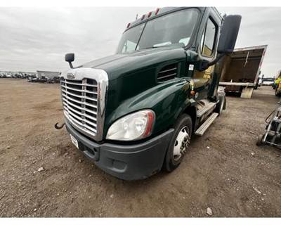 Used 2015 Freightliner Cascadia Complete Hood Assembly with Grille and Headlights
