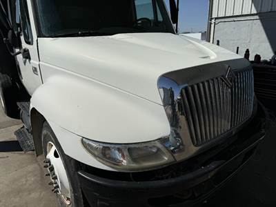 Used 2006 International 4300 Complete Hood Assembly with Grille and Headlights