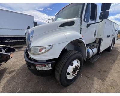 2015 International 4400 Complete Hood Assembly with Grille and Headlights