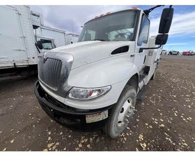 2014 International 4400 Complete Hood Assembly with Grille and Headlights