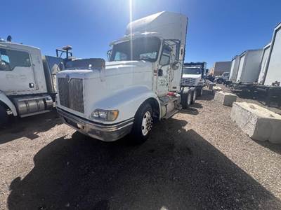 Used 2002 International 9400I Complete Hood Assembly with Grille and Headlights