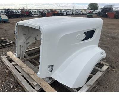Used 2013-2027 Peterbilt 567 OEM Hood Shell, Painted White, L29-6285 Series