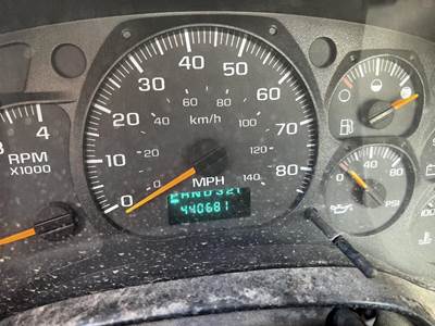 GMC C5500 Instrument Panel Cluster
