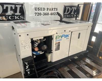 Used Miller Enpak A28GBW Gas Engine Air Compressor & Generator Combo Unit