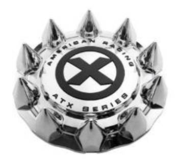 ATX Front Full Snap On Cap Cover Spike, Chrome