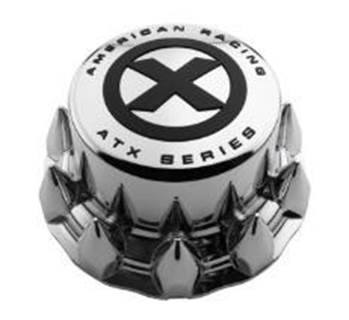 ATX Rear Full Snap on Cap Cover Spike, Chrome