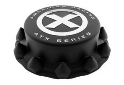 ATX Rear Full Snap On Cap Cover Spike, Black