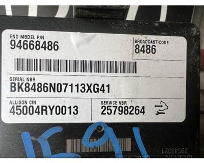 GMC Transmission Control Module (TCM) for a GMC C5500