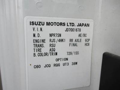 Aisin AW450 Transmission for a Isuzu NPR