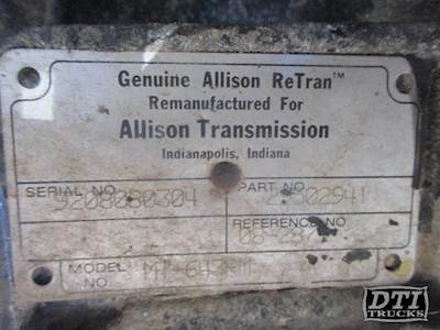 Allison MT643 Transmission for a Bering MD26M