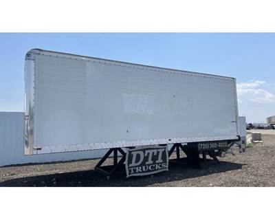 AMH 24'L Dry Van Body Truck Body, 102"W x 91"H with Waltco 3000 lb Aluminum Liftgate