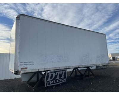 Used 2005 Alfred 24' Dry Van Body, 24'L x 102"W x 103"H, Fits International 4300