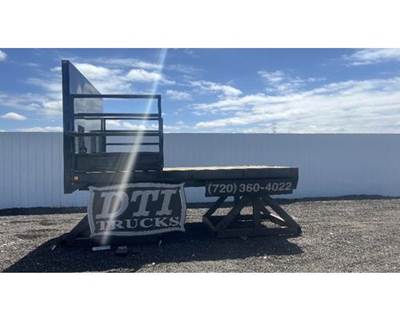 Custom 12' Wood Deck Flatbed Truck Body, 12'L x 102"W x 73"H