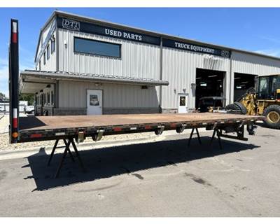 2010 Custom 24' x 102" Steel Flatbed Truck Body with Princeton Forklift Mount