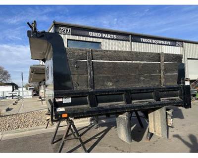 Used 2017 Godwin Landscape 11' Dump Body Truck Body, Fits Chevrolet W3500