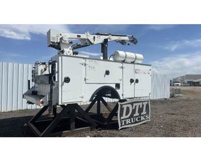 IMT 11' Service Body w/ Hydraulic 1500 lbs Crane for Ford F450 84" Cab Chassis