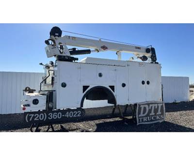 2015 IMT 14'L Service Body w/ 30' Hydraulic Crane 10,000 lb, Fits International 4400
