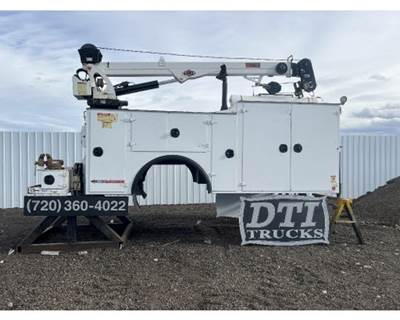 2011 IMT 14' Service Body w/ 22' Hydraulic Crane 7500 Lb Lift for Ford F750