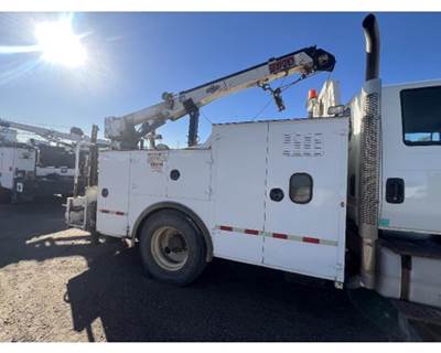 2012 International 4400 IMT Crane Body with 5000 Lb Crane & Rear Liftgate