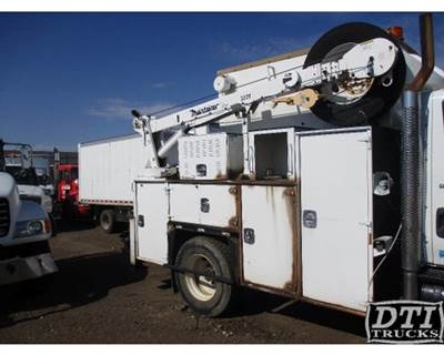 2009 Maintainer 12'L 96"W Service Body with 6000 Lb Hydraulic Crane for International 4300