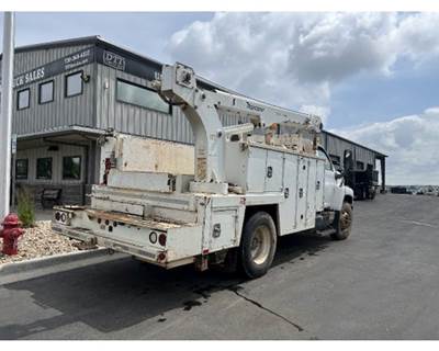 Used 13' Maintainer Service Body with 10,000 lb Hydraulic Crane