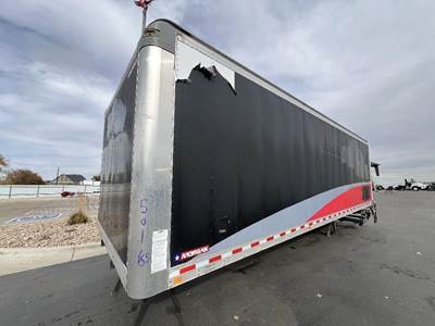 26'L 102"W 85"H Van Body Plywood siding, Translucent roofing, Hardwood flooring,