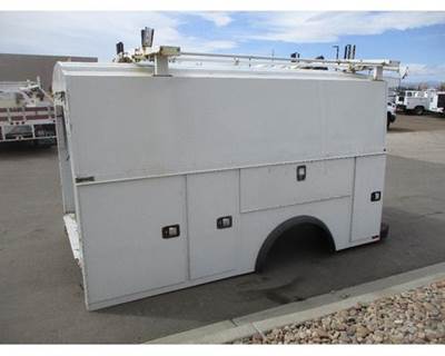11' KUV Service Body Ram ProMaster 2500 Ladder Racks Step Bumper 84" CA