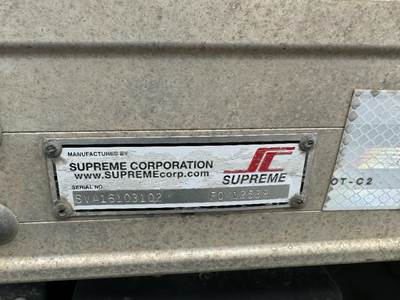 Supreme 16' Dry Van Body Truck Body