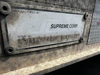Supreme 16' Dry Van Body Truck Body