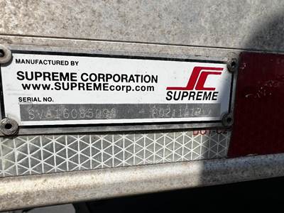 Supreme 16' Dry Van Body Truck Body