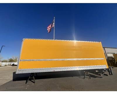 Used 2017 Supreme 26' Van Body w/ PalFinger Lift Gate, Fits Freightliner M2 106