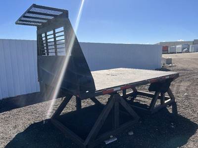 11'F 96"W Flatbed, Steel Deck, Has Damage see photos, Install Available, Call