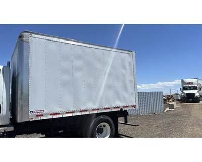 Used 14' x 96" x 91" Van Body with Aluminum Siding & Roof, Hardwood Floor, Ramp