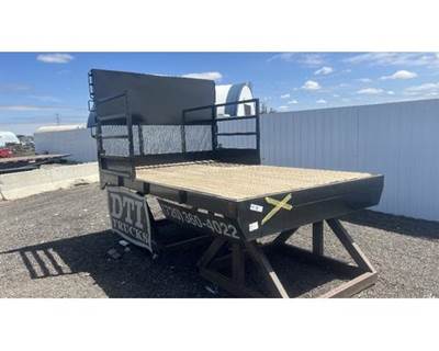 12'L 102"W 73"H Wood Deck Flatbed. New Condition. Quality Install Available,