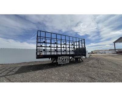 22'L x 86"W x 96"H Caged Flatbed Truck Body with Tommy Rail Liftgate