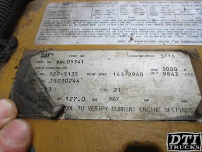 Caterpillar 3116 Valve Cover for a GMC T6