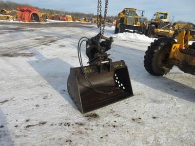 Caterpillar 307 308 PC78 PC88 48" SIDE TILT BUCKET & COUPLER U Ditching Bucket