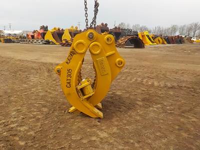 Teran CAT 305 45MM PIN HOLES Grapple Bucket