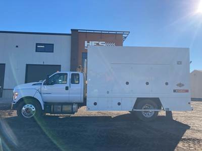 Ford F-750 XLT Mechanic / Service Truck - 6.7L POWER STROKE, 300HP, 10 Speed Allison Tc10 Automatic