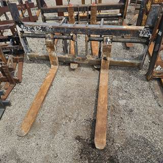 JRB 418 HOOKUP 108" X 71" LONG Rotating Pallet Forks