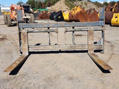 JRB 418 HOOKUP 111" X 69" LONG Rotating Pallet Forks