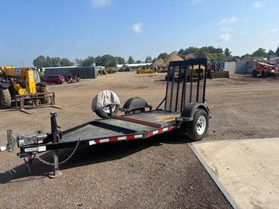 MMDI 614SLTD 8' Single Axle Trailer - Spring, Fixed Axle